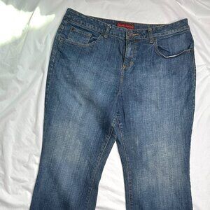 HILLARD & HANSON WOMEN'S JEANS, MEDIUM WASH, SIZE 14